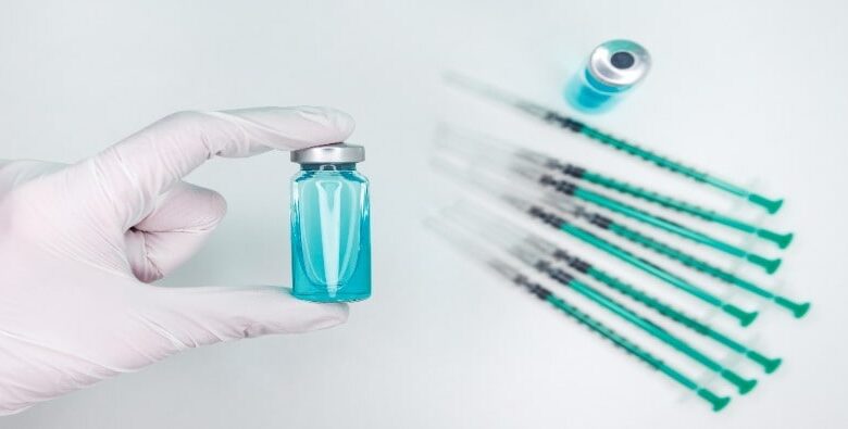 طبيب بيطري سعودي يقوم بتحصين المواشي لحمايتها من الأمراض